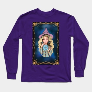 Blonde pisces witch Long Sleeve T-Shirt